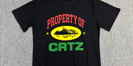 240g Unisex Letter Logo T-Shirt