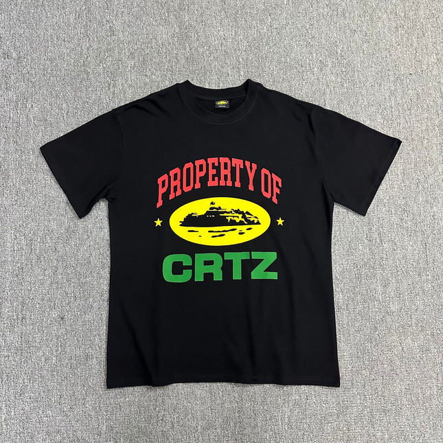 240g Unisex Letter Logo T-Shirt