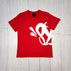 XS / 44 Red Short Sleeve (Accessory + Bag)
