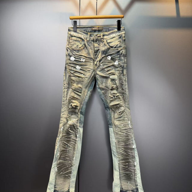High Elasticity Flared Jeans