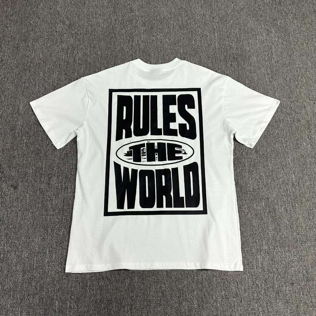 240g Unisex Letter Logo T-Shirt