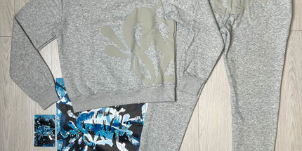 High Quality Syna Hip Hop Foam Print T-Shirt Set