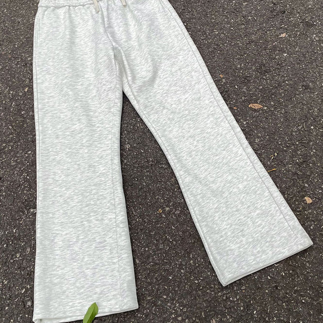 Slim Bootcut Casual Trousers