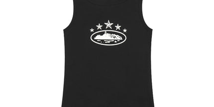 Basic LOGO Crew Neck Sleeveless Vest T-Shirt
