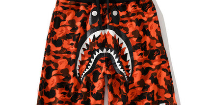 Japanese Shark Head Casual Quick-Dry Beach Shorts