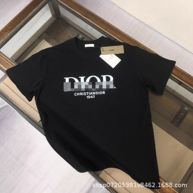Vintage Print Cotton T-Shirt
