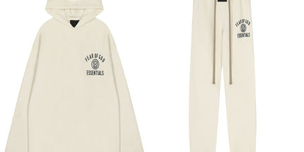 ESSENTIALS fleece Hooded Set