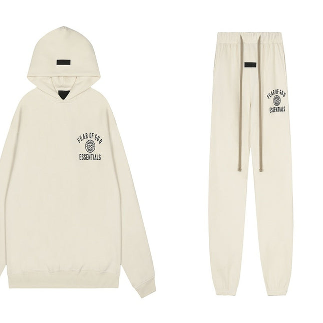 ESSENTIALS fleece Hooded Set