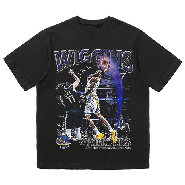 NBA Star Retro T-Shirt - Curry Kobe Morant Rose