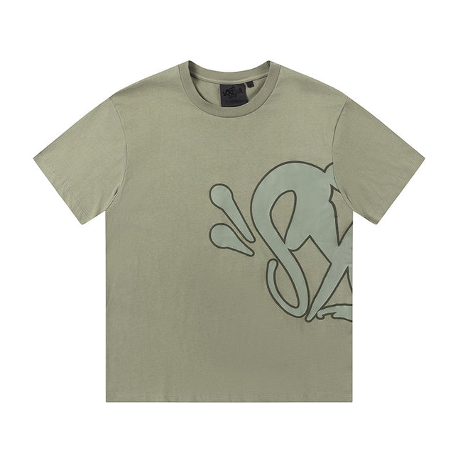 High Quality Syna Hip Hop Foam Print T-Shirt Set