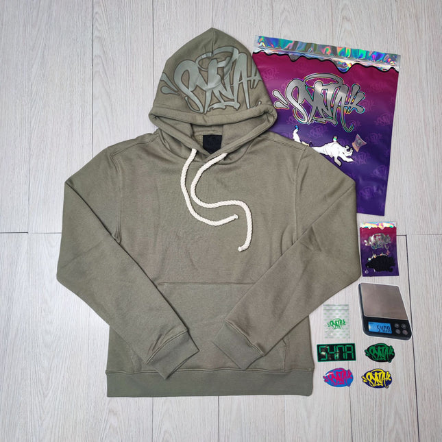 High Quality Syna Hip Hop Foam Print T-Shirt Set