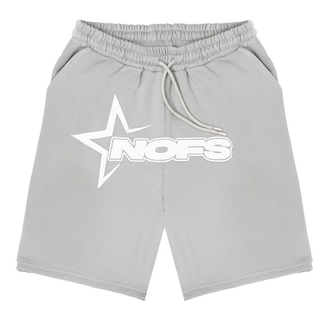 Summer Unisex Hip Hop Punk Print Shorts Set