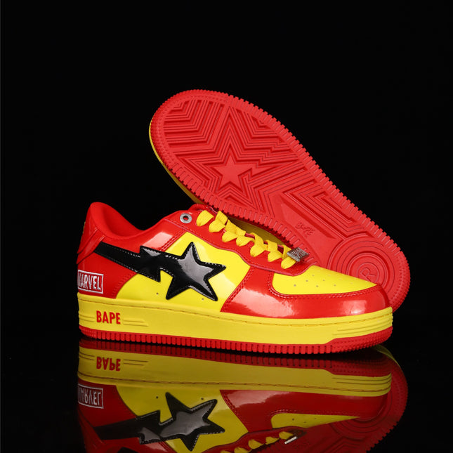 Patent Low-Top Casual Sneakers