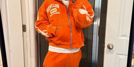 Y2k hooded zipper set