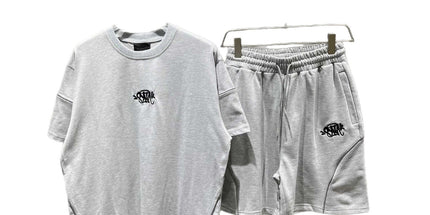 Reflective Embroidery T-Shirt & Shorts Set