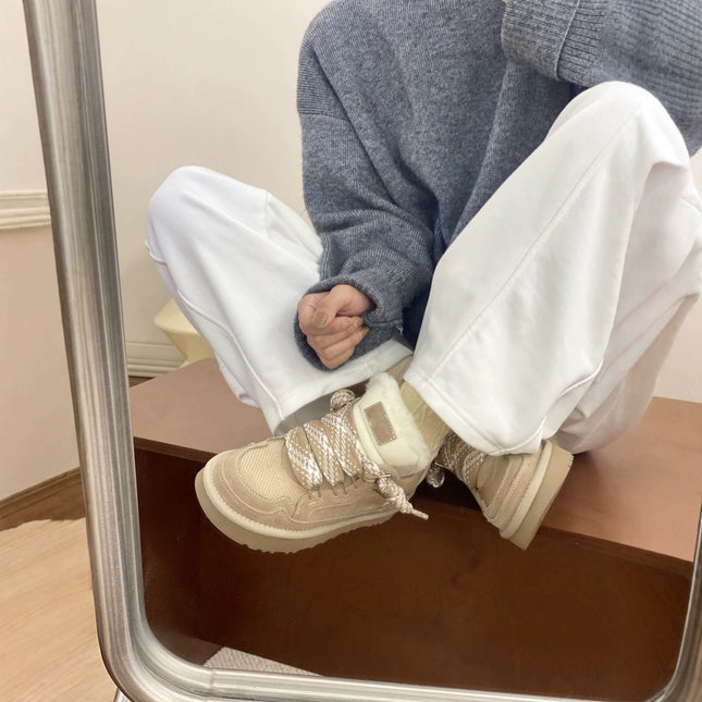 winter boots casual lace-up Shoes
