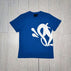 XS / 44 Blue Short Sleeve (Accessory + Bag)
