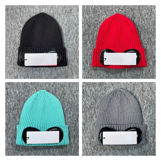 Rib CP Glasses Knit Caps - Unisex Winter Warmth