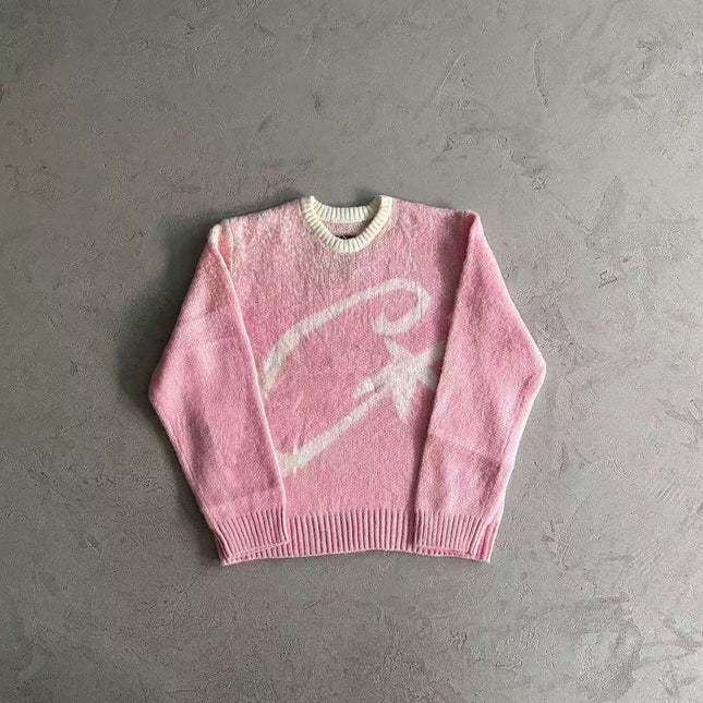 Versatile Long-Sleeved Knit Sweater Pullover