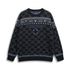 10 Black (Jacquard Wool Crew Neck Sweater) / XS