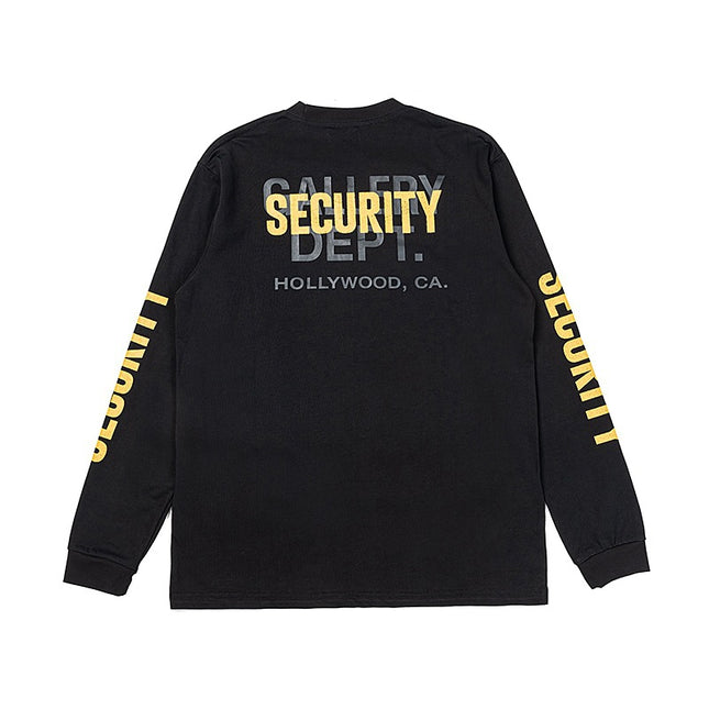 GALLERY DEPT Classic Letter Print Long Sleeve Tee