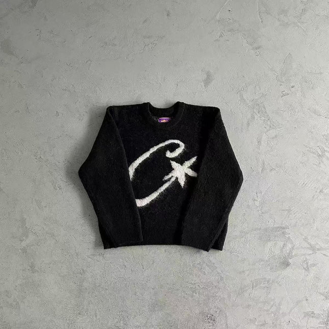 Corteiz C Star Mohair
Knit Sweater