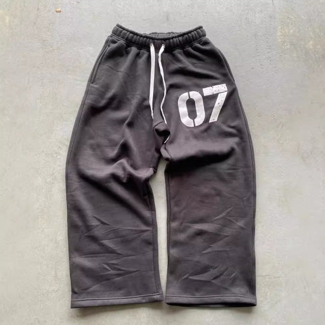 07 Trendy Street Zipper Hooded Pants Set