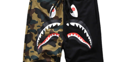 Japanese Shark Head Casual Quick-Dry Beach Shorts