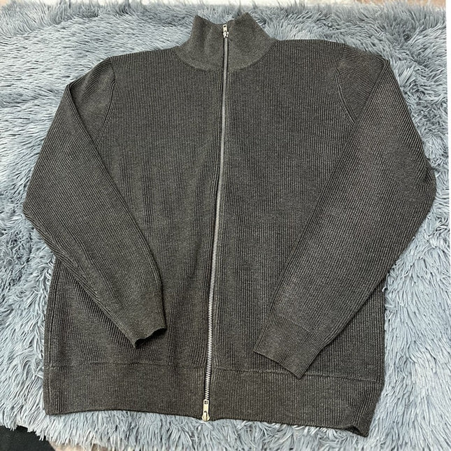 Zip Collar Knit Sweater
