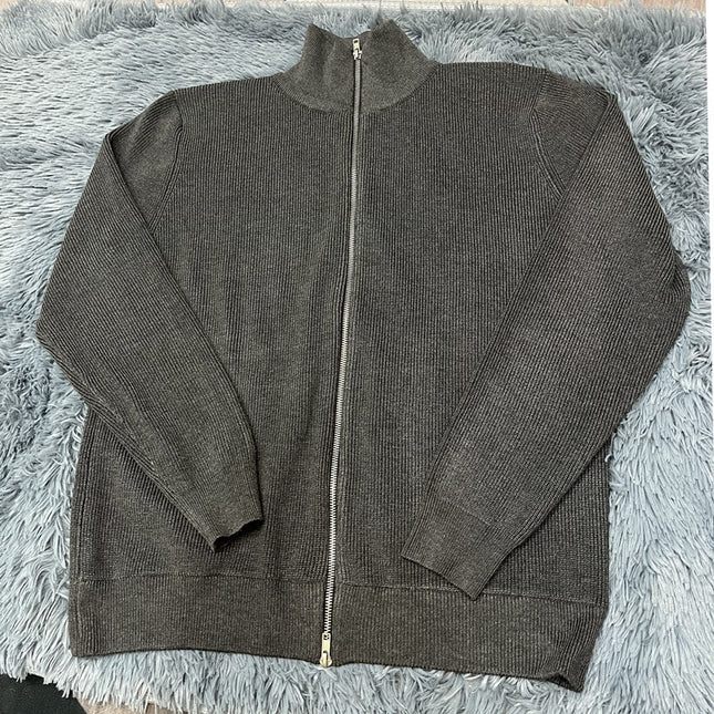 Zip Collar Knit Sweater