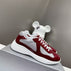 Style 22 dark red lacquered gray mesh