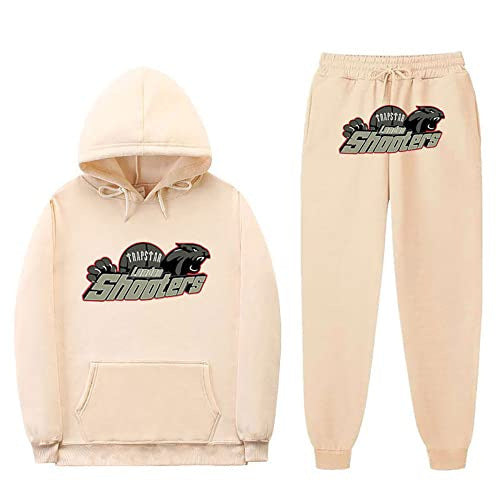 Unisex Trendy Hooded Fleece Sweatshirt Sports Suit