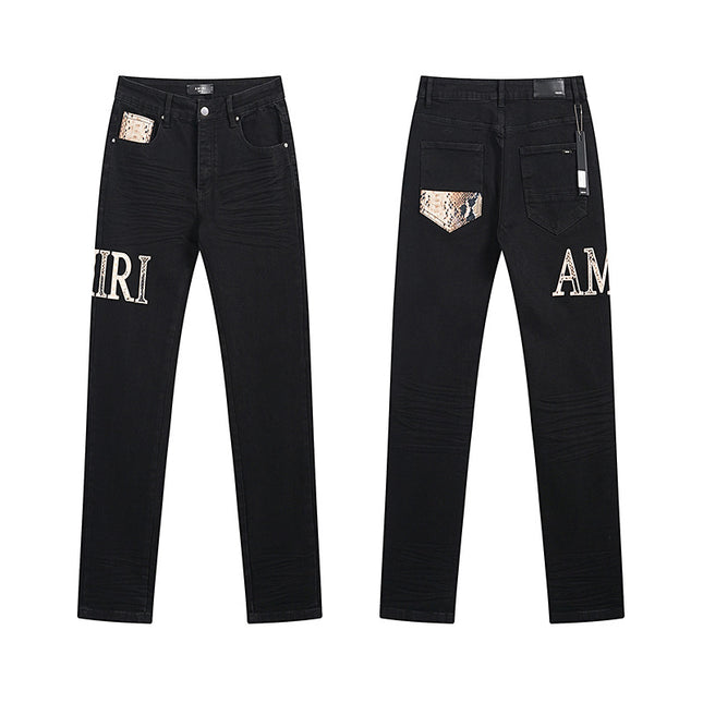 High Street Ripped Vintage Straight Jeans