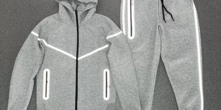 hooded tech fleece zipper suit