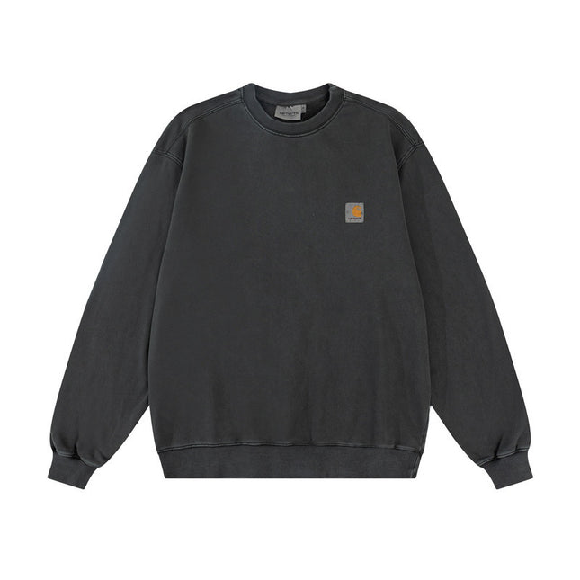 Retro Loose Crew Neck Sweatshirt for Couples