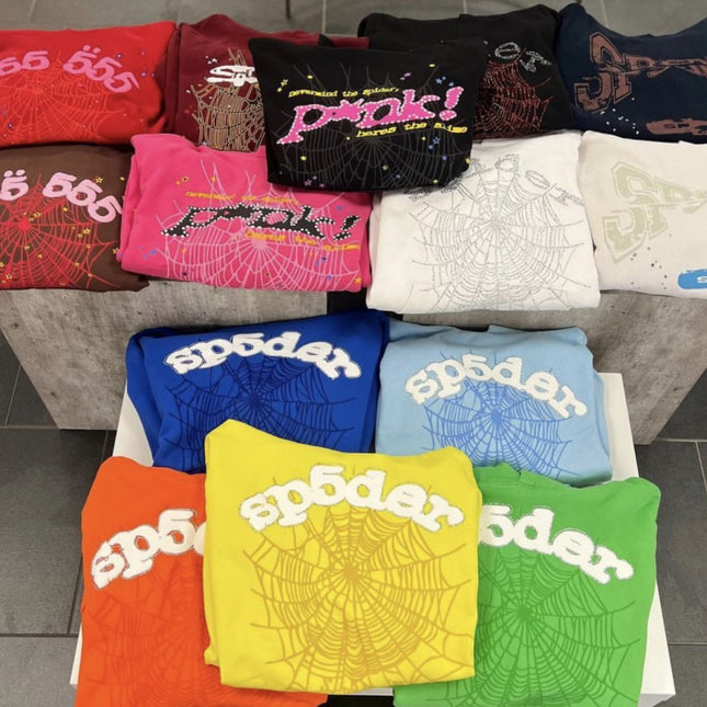 Sp5der Unisex Hoodie Set Sweatshirt - Young Thug Style