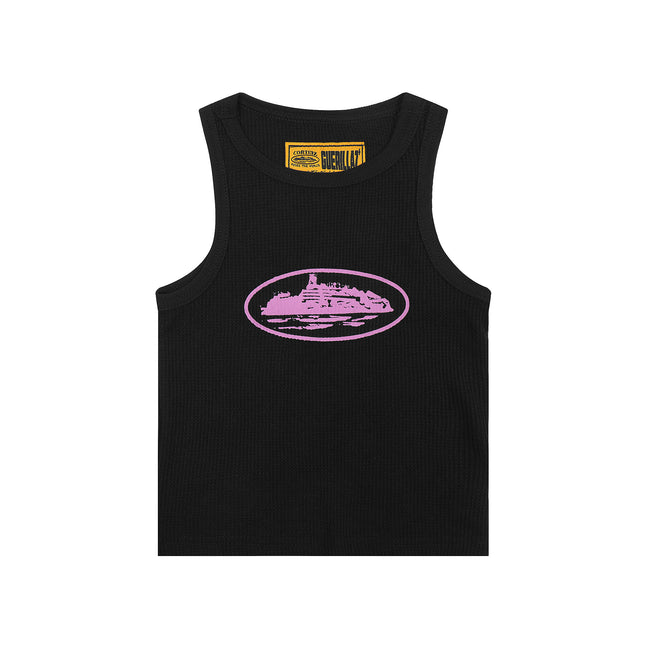 Basic LOGO Crew Neck Sleeveless Vest T-Shirt