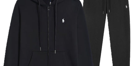RL Pony Embroidered Zip Hoodie & Sweatpants Set