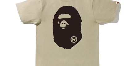 BEII&BAPE Unisex Double Yarn Cotton Print Tee