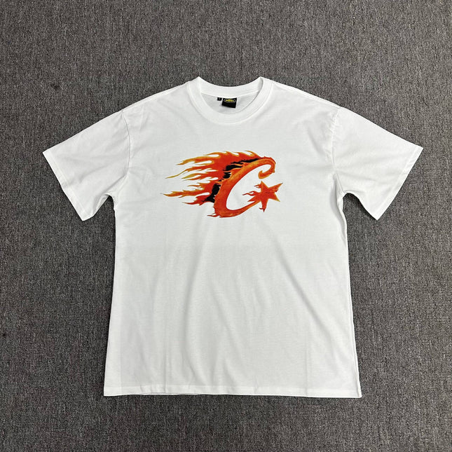 240g Unisex Letter Logo T-Shirt
