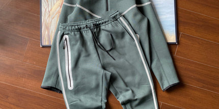 hooded tech fleece zipper suit