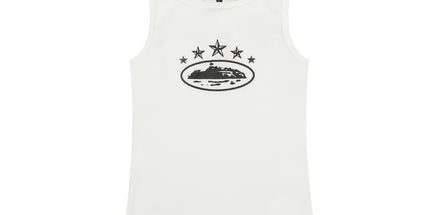 Basic LOGO Crew Neck Sleeveless Vest T-Shirt