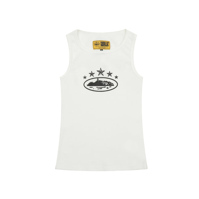 Basic LOGO Crew Neck Sleeveless Vest T-Shirt