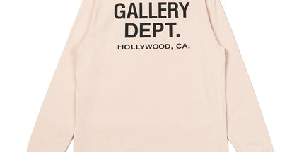 GALLERY DEPT Classic Letter Print Long Sleeve Tee