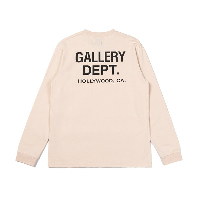GALLERY DEPT Classic Letter Print Long Sleeve Tee