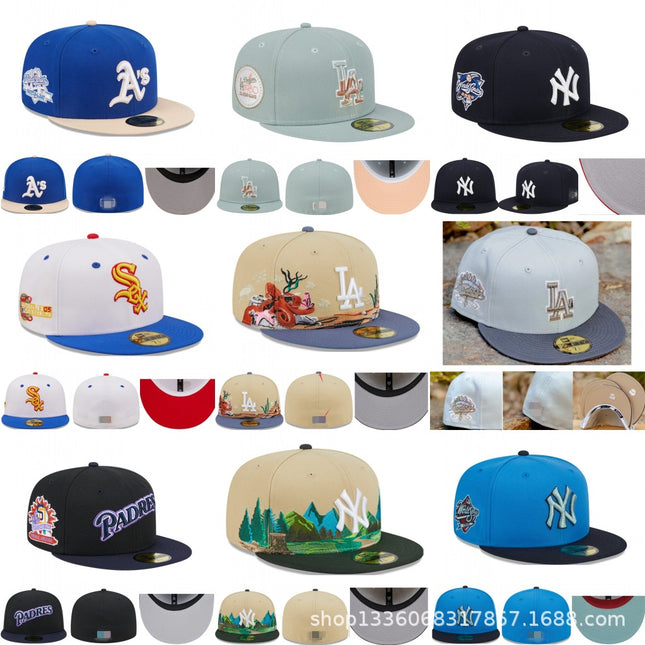 Unisex Flat-Brim Baseball Cap