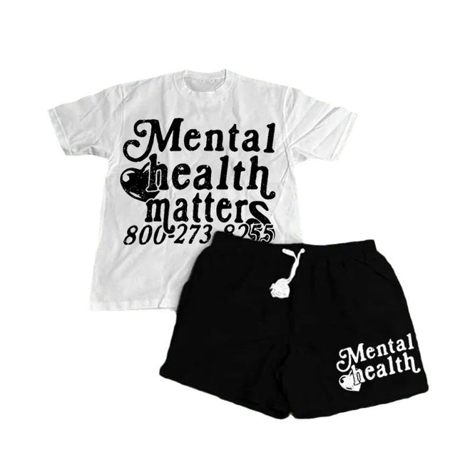 Crew Neck T-Shirt & Shorts Set