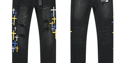 Ripped Jeans foreign high street wear