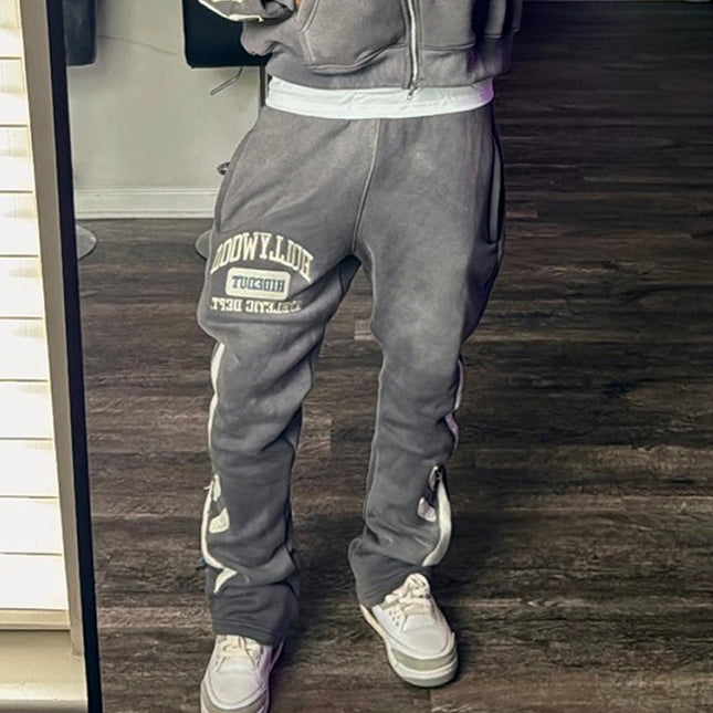 Y2K hip hop streetwear loose men's and women's fits