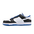 dunk black and white blue
